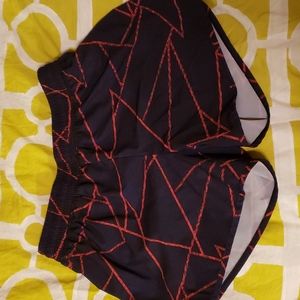 Champion navy purple red running shorts